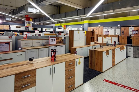 Wholesale furniture market, Allgäu, Bavaria, Germany, Europe
