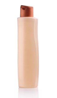 Brown shampoo bottle