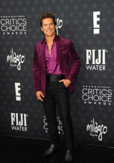 Matt Bomer at the 30th Annual Critics Choice Awards held at the Barker Hangar in Satna Monica, USA