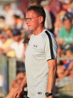 Head coach Ralf Rangnick (RB Leipzig) at the test match between ZFC Meuselwiatz and RB Leipzig on