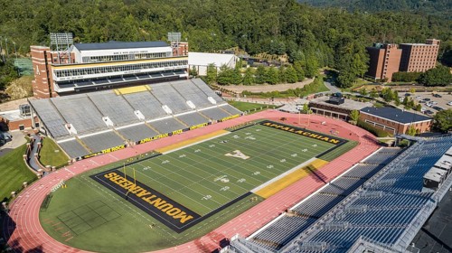 September 03, 2018, Boone, North Carolina, USA: Kidd Brewer Stadium is a 30, 000-seat multi-purpose