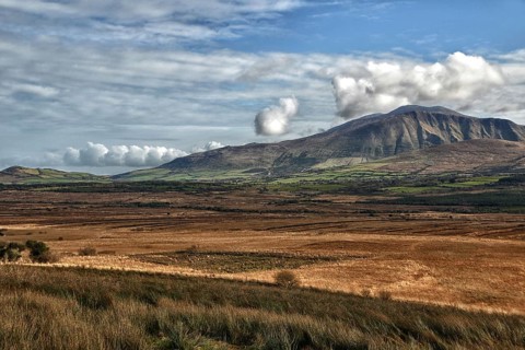 Slieve Mish Mountains, Ballyarkane Oughter, Dingle Peninsula, County Kerry, Ireland, Europe