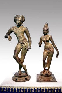 Cut out, 10 to 11th century Rishbandhigar, Thiruvangadu. 10 to 12th century Parvathi Thiruvangadu,