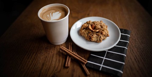 Take away coffee & cookie