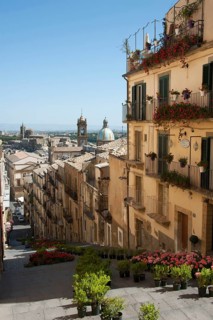 Old Town, Caltagirone, Province of Catania, Sicily, Italy, Santa Maria del Monte, Europe