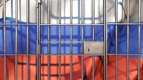 Symbolic image on the subject of detention in Russia
