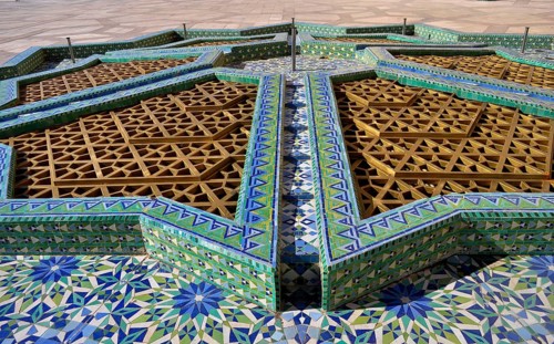 Casablanca city centre, mosque in the city centre, Hassan II Mosque