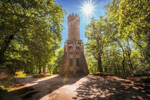 War Memorial Forstturm in Honour of the Fallen in the Franco-Prussian War at Jena Forest, Jena,