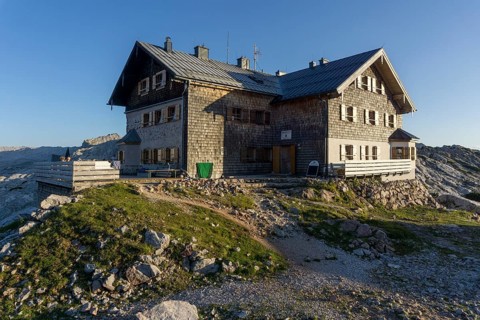 Ingolstädter Haus, mountain hut of the Ingolstadt Alpine Club Section, Weißbach bei Lofer,