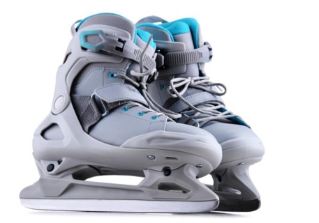 A pair of ice skates isolated on white background
