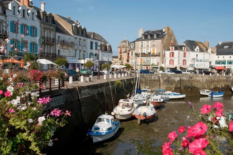 Port, Le Croisic, Loire Atlantique, Guerande Peninsula, Pays de la Loire, France, Low tide, Europe