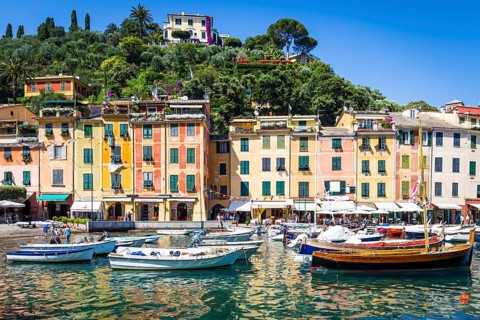 Close to Cinque Terre area, Portofino is one of the most beautiful and fashion town