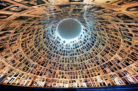 Jerusalem Israel. Yad Vashem. Memorial to the victims of the holocaust. The Hall of names
