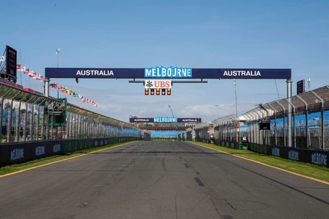 Melbourne, Australia, March 12, Albert Park F1 circuit before the Australian Grand Prix, Oceania