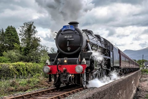 The Jacobite Steaming through Corpach
