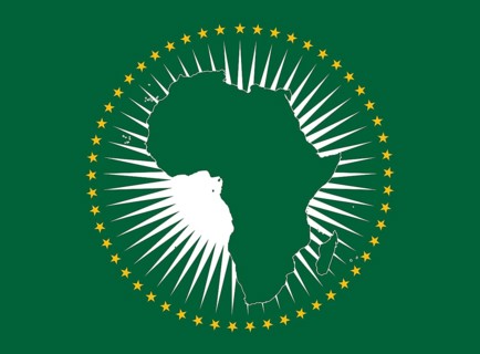 Flag of African Union, Vector illustration