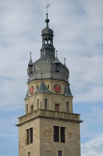 Town church, church tower, tower, church, old town, Hohenlohe, Heilbronn-Franken,