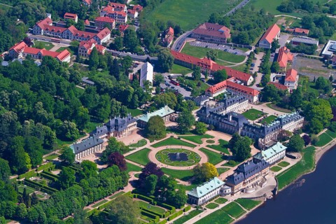 Pillnitz Palace, Elbe, Dresden, Saxony, Germany, Europe