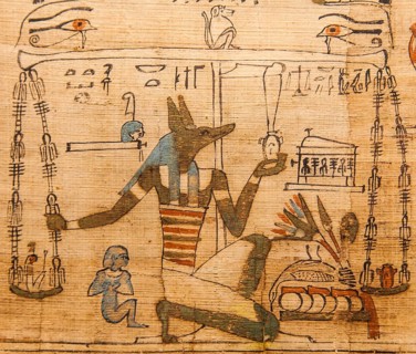 Detail of ancient Book of the Dead (1070 BC), Thebes - Egypt