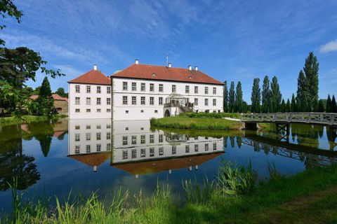 Hünnefeld Castle, Harpenfeld, Bad Essen, Lower Saxony, Germany, Europe