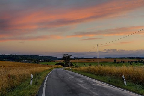Güntersberge in the harz village entrance