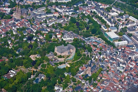 Marburg Castle, Marburg, Hesse, Germany, Europe