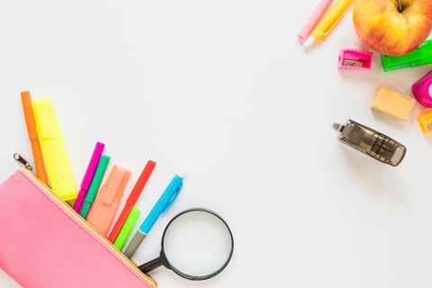 Stationery apple laid corners