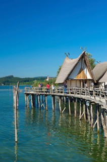 Lake Dwelling Museum in Unteruhldingen, Lake Constance, Baden-Württemberg, Germany, Europe
