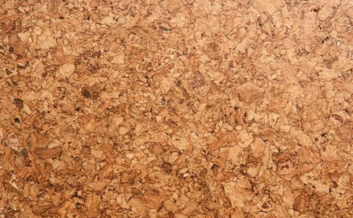Texture of cork flooring, close up, cork flooring, natural living, sustainable materials using as