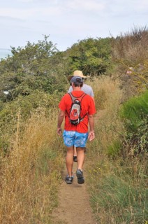 Hikers on the GR34 BRITTANY 22