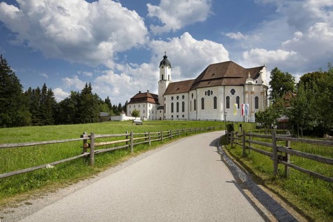 The Wieskirche in the Ostallgäu, Germany, Europe