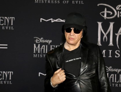 Gene Simmons at the World premiere of Disney's 'Maleficent: Mistress Of Evil' held at the El