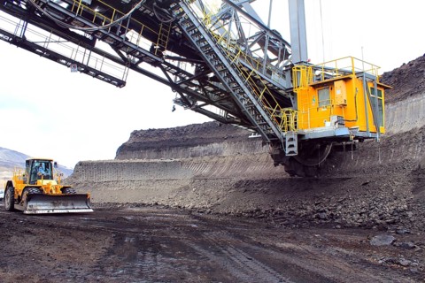 Welzow-Süd opencast lignite mine, Welzow, Lower Lusatia, Brandenburg, lignite mining, lignite mine,