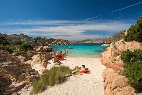 Cala Coticcio, Isola Caprera, La Maddalena Archipelago, Sardinia, Italy, Europe