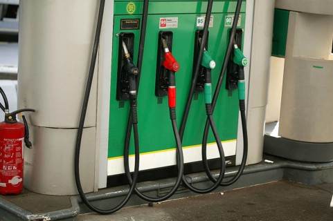 Petrol Station with Fire Extinguisher