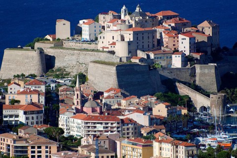 Calvi, Corsica, France, Upper Town and Lower Town, Europe