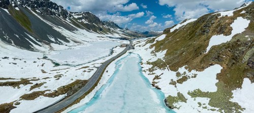 Switzerland, graubünden, flüela, flüelapass, pass, alps, mountain, mountains, mountain pass, drone,