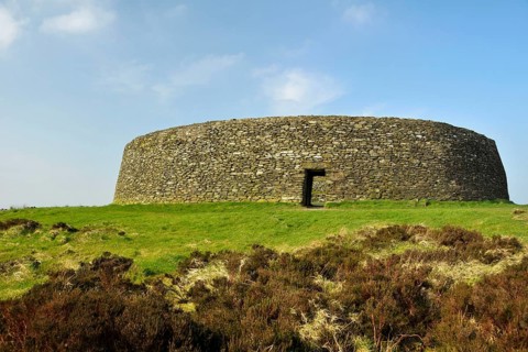 Stone Fort Grianan of Aileach, Speenogue, Burt, County Donegal, Northern Ireland, Ringfort