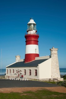 Lighthouse, Cape Agulhas, Cape Agulhas National Park, Western Cape, South Africa, Africa
