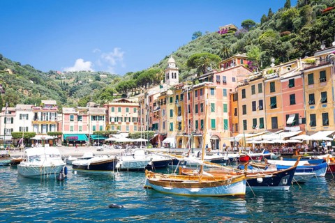 Close to Cinque Terre area, Portofino is one of the most beautiful and fashion town