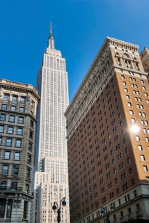 Empire state building, architecture, skyscraper, Manhattan, New York City, USA, North America