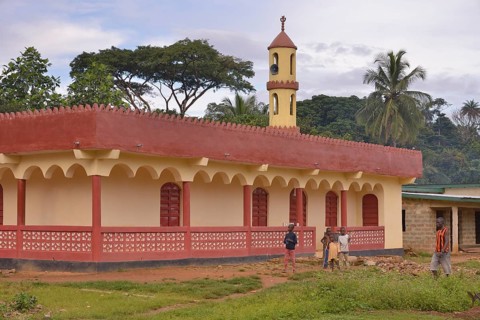 Mosque in Koidu, Kono District, Eastern Province region, Sierra Leone, Africa