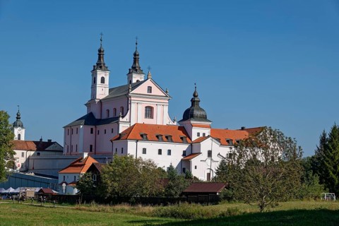 The Wigry Monastery, a Camaldolese monastery, in the Wigry National Park near Suwalken in northern