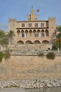 Palau de l'Almudaina, Palma, Majorca, Balearic Islands, Spain, Europe