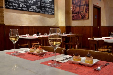 Tapas at the "Tast" tapas bar, Palma, Mallorca, Balearic Islands, Spain, Europe