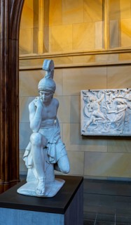 Interior photograph, Friedrichswerder Church, permanent exhibition 19th century Sculpture, Berlin,