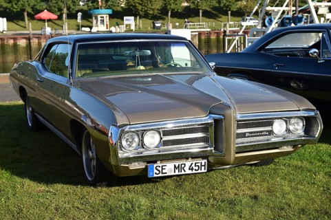 Pontiac Bonneville, 1970, at a classic car meeting in Büsum, Germany, Europe