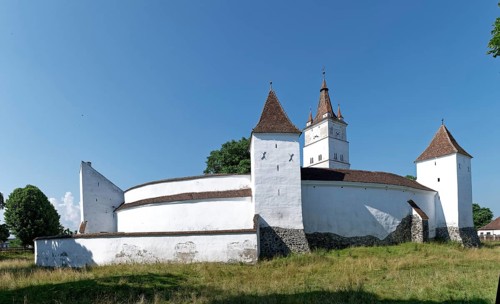 The Honigberg Protestant Church, Biserica Evanghelica Fortificata din Harman, in Transylvania. The