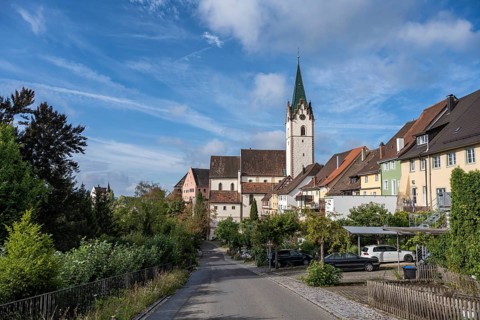Old Town and Church of the Assumption of the Virgin Mary, Engen, Constance County,