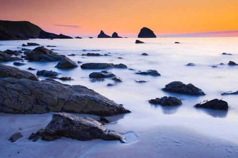 Rocky coast in the north-west of Scotland